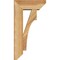 Ekena Millwork Westlake Slat Rough Sawn Bracket w/ Offset Brace, Western Red Cedar, 6"W x 14"D x 26"H BKT0604X14X26WTL06RWR - alternate 4